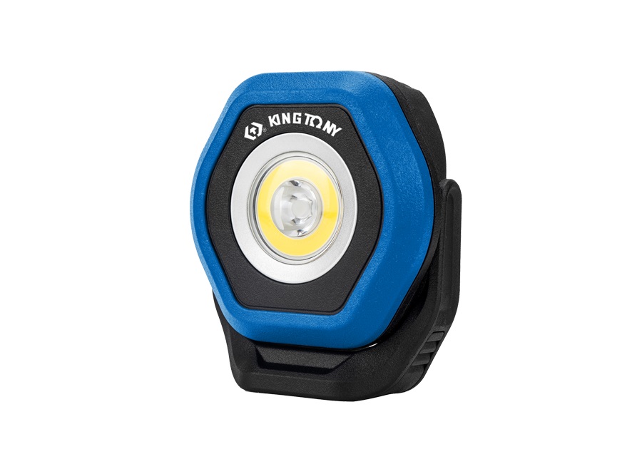 Lampka kieszonkowa 7W COB LED + 3W SMD, uchwyt i magnes