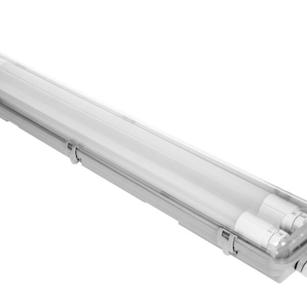 Oprawa IP65 60cm + 2 świetlówki T8 LED 9W 1800LM, 4000K