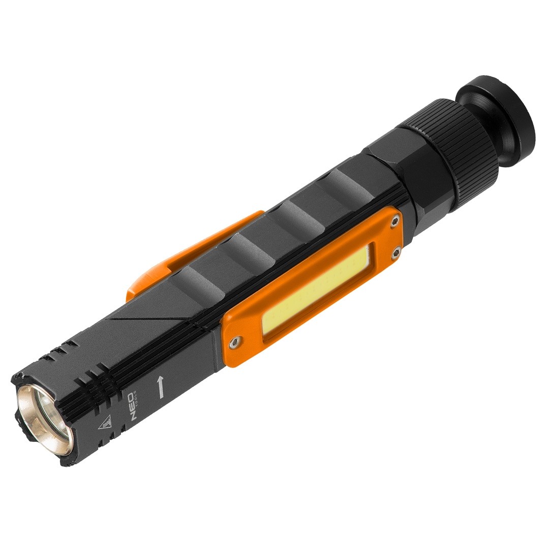 Latarka akumulatorawa USB 300 LM 2 w 1 cree XPE + COB LED