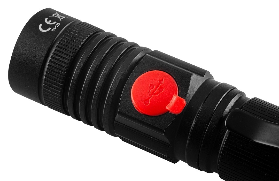 Latarka akumulatorowa USB 800 LM 2 w 1 cree T6 LED