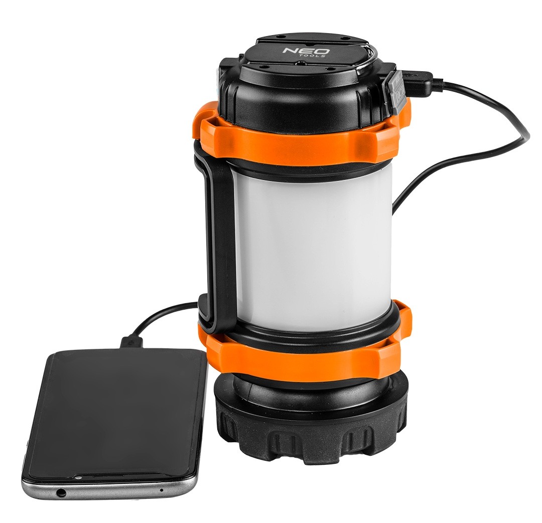 Latarka biwakowa akumulatorowa 800 LM powerbank 3 w 1