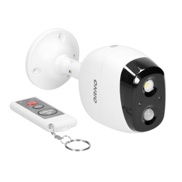 Mini alarm IP44 z czujnikiem ruchu, sterowany pilotem