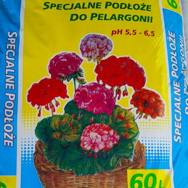 Ziemia - do pelargonii - 60L..