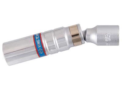 Nasadka do świec 3/8'' 16mm*162mm 12-KĄTNA,METALOWY klips