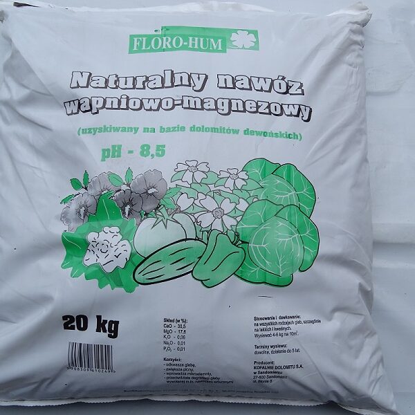 Nawóz - wapienno-magnezowy 20 kg