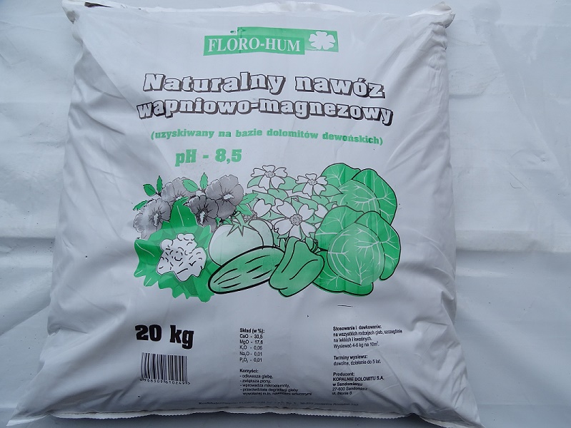 Nawóz - wapienno-magnezowy 20 kg