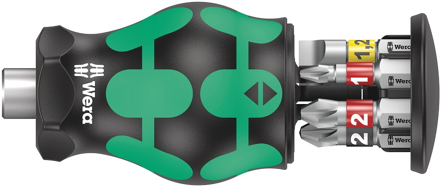 Wkrętak kraftform kompakt stubby z 6 bitami