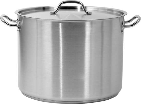 Garnek wysoki z pokrywką ze stali nierdzewnej 40X30 37.7L