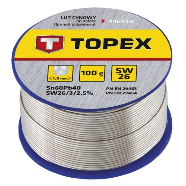 Lut cynowy 60% SN 1.0mm SW26 100g