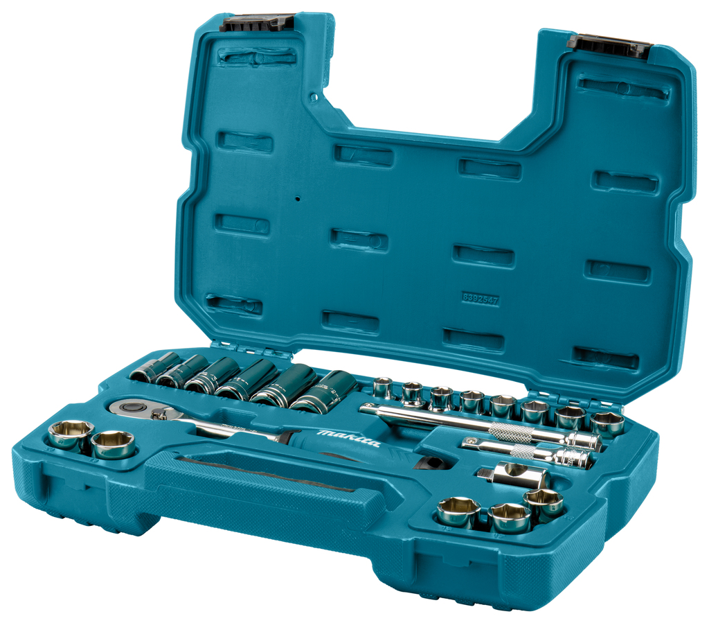 Zestaw kluczy nasadowych 3/8'' 23szt.