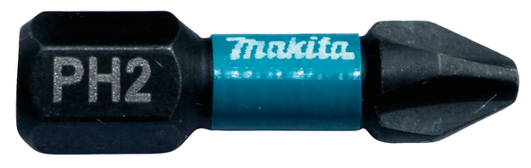Końcówka wkrętakowa impact black, grot, BIT PH2-25mm 2szt