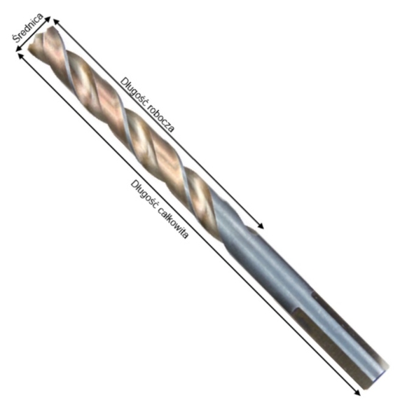Wiertło do metalu HSS m-force 10-133mm