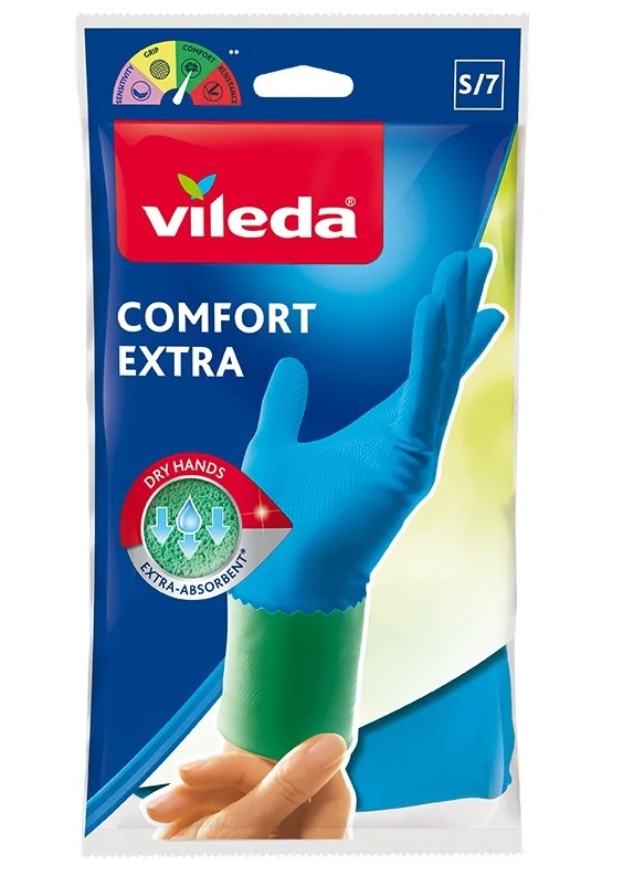 Vileda rękawice gumowe komfort extra rozmiar M
