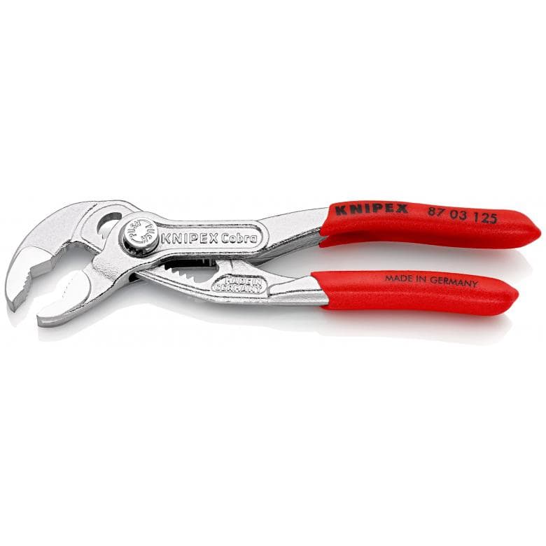 Szczypce nastawne do RUR cobra 125mm, chrom