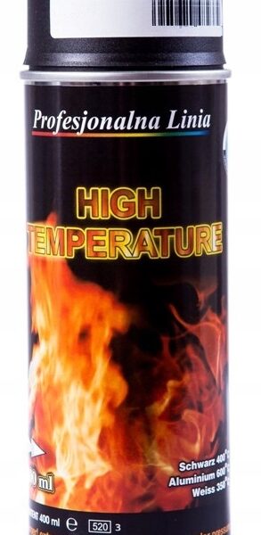Spray 400ml żaroodporny srebrny 9006
