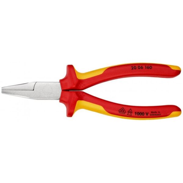 Szczypce płaskie izolowane VDE 160mm