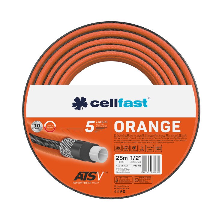 Wąż ogrodowy orange 3/4 25mb