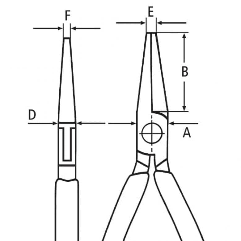 Szczypce dla elektroników 115mm
