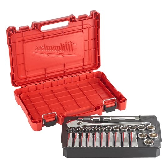Zestaw nasadek 1/2'' z grzechotką