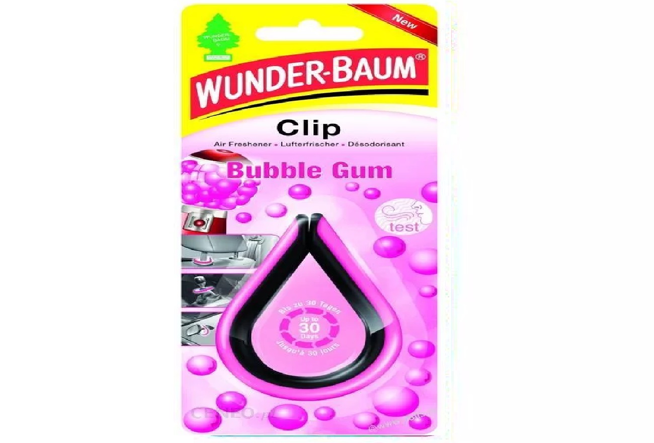 Zapach wunder baum clip guma balonowa