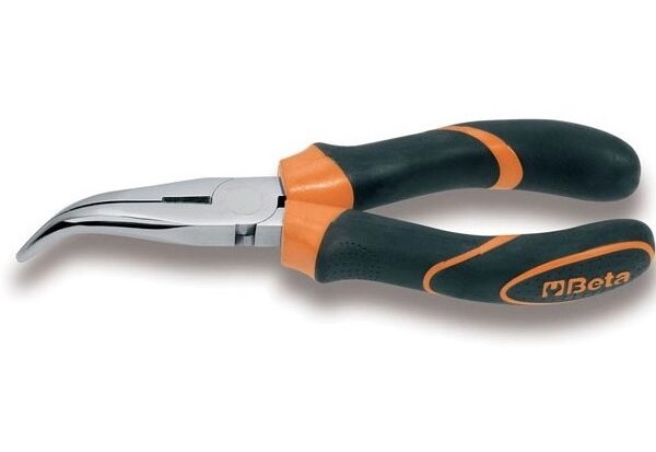 Szczypce półokrągłe odgięte Q-TY BM160mm blister