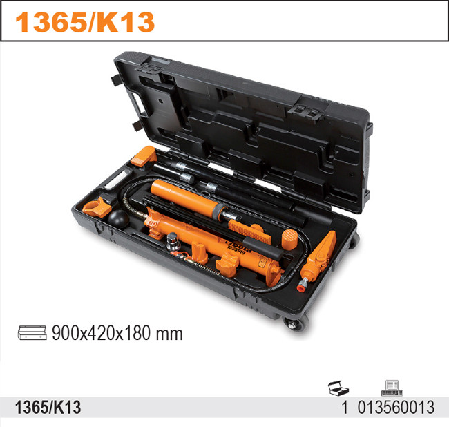 Zestaw pompy hydraulicznej ręcznej 10 T + akces. do nadwozia