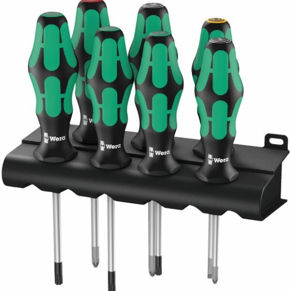 Zestaw wkrętaków kraftform lasertip + wieszak, 7 część