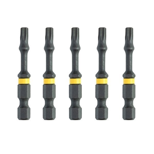 Końcówki wkrętakowe udarowe torsion T30/50 mm 5szt