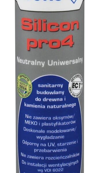 Silicon universalny 310ml bezbarwny PRO4