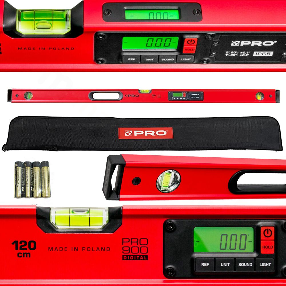 Poziomica PRO900 z elektronicznym odczytem 120 cm