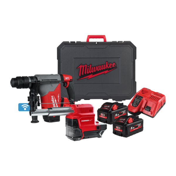 Młot udarowo-obrotowy SDS+ M18ONEFHPXDEL-552C 18V 2*5.5AH 5J
