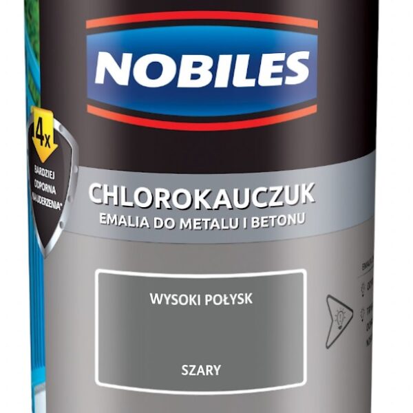 Emalia chlorokauczukowa szara 0.9L