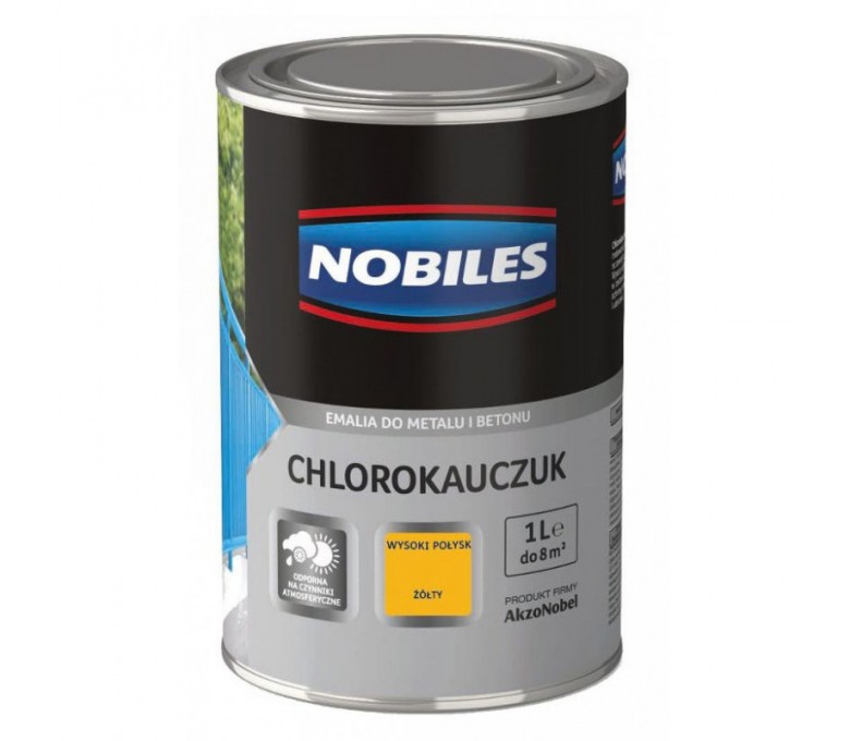 Emalia chlorokauczukowa żółta 0.9L