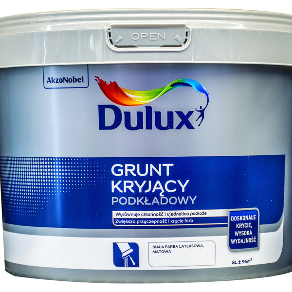 Dulux grunt kryjący podkładowy biały 8L