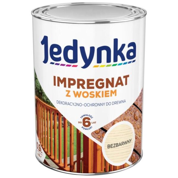 Impregnat do drewna z woskiem Jedynka bezbarwny 2.5L