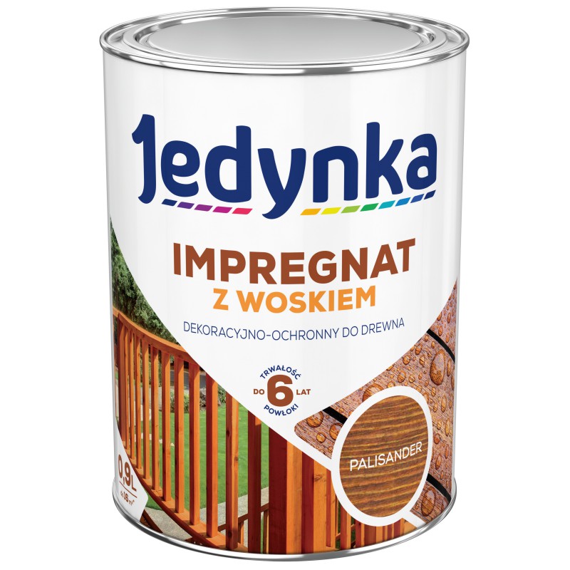 Impregnat do drewna z woskiem Jedynka palisander 2.5L