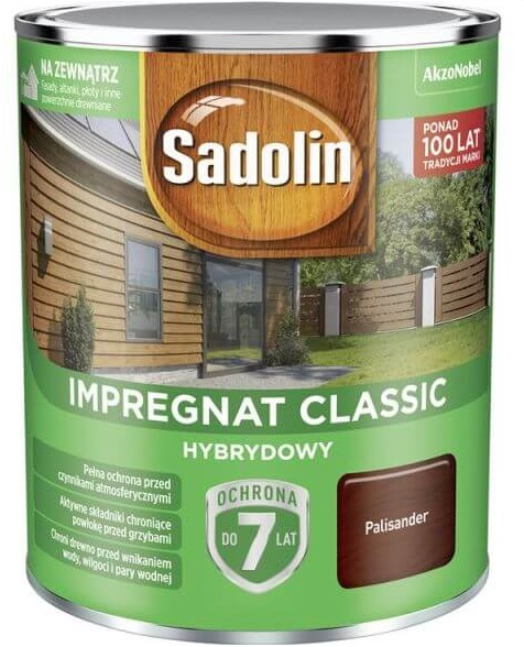 Sadolin impregnat classic hybrydowy 7 LAT palisander 0.75L