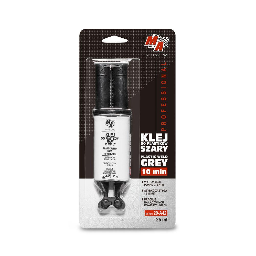 Klej do spawania plastiku 10 minut szary 25ml