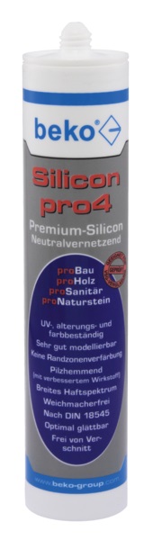 Silicon universalny 310ml srebrny aluminium PRO4