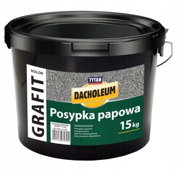 Dacholeum posypka papowa 15kg grafit