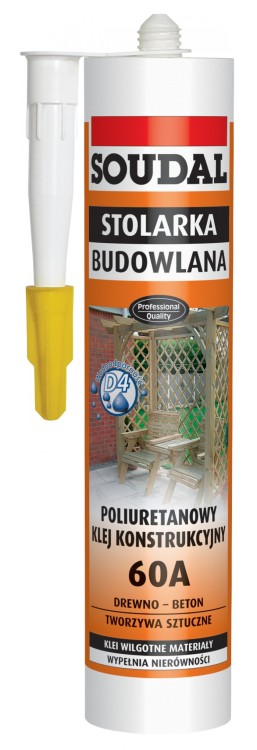 Klej konstrukcyjny poliuretanowy 60A 280ml
