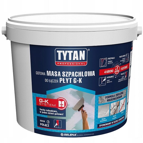 Gotowa masa szpachlowa do łączeń płyt G-K 1.8kg biała