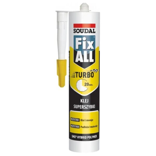 Uszczelniacz hybrydowy FIX ALL turbo biały 290ml