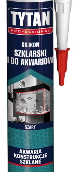 Silikon szklarski i akwariowy Tytan 280ml bezbarwny