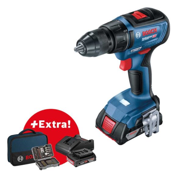 Wiertarko-wkrętarka akumulatorowa GSR 18V-50 2*2.0AH + AAC
