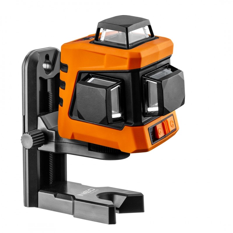 Laser płaszczyznowy 15M 3D 360 czerwony