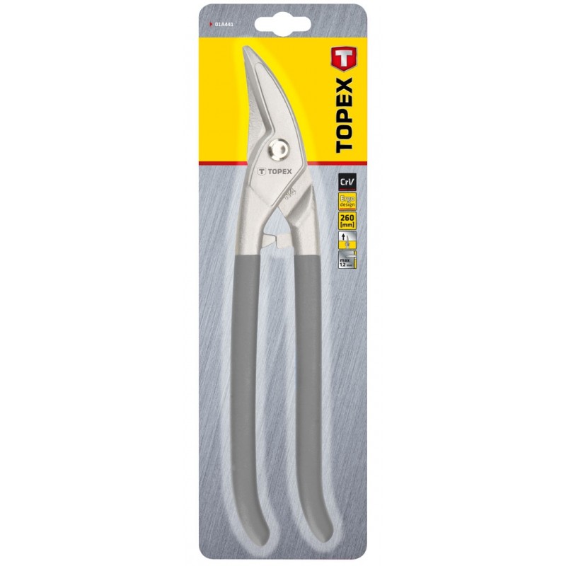 Nożyce do blachy sztancowe 260mm do cięć kształtowych