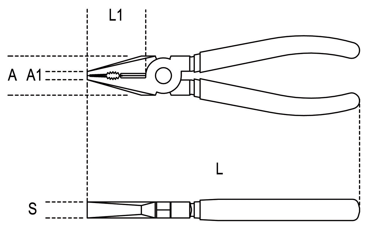 Szczypce uniwersalne quality BM 160mm