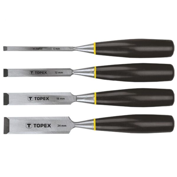 Dłuta komplet 4-SZTUKOWY 6,12,18,24mm