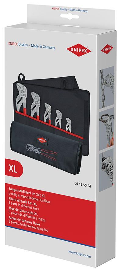 Zestaw szczypiec do RUR w etui 5-CZĘŚCIOWY 125-300mm.